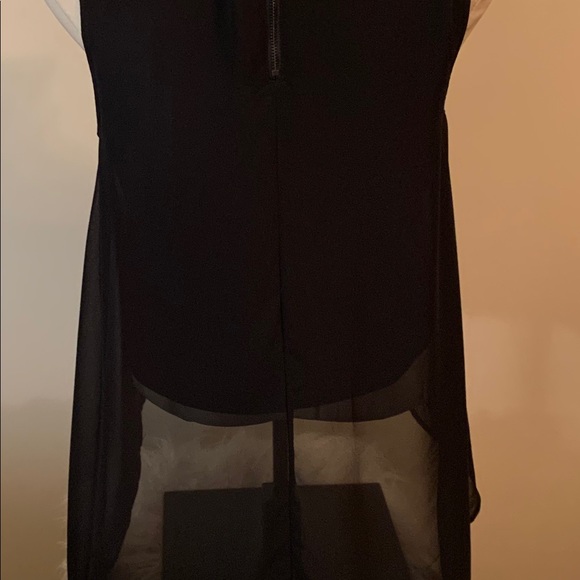 H&M High Low .Chic. Leather Woman Tops Blouses Size 8 - Picture 4 of 5